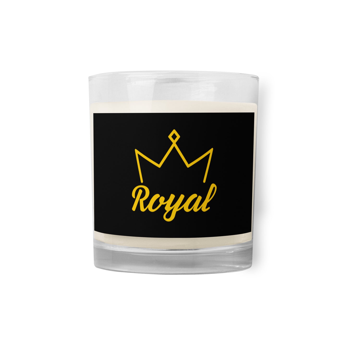 Royal Glass jar soy wax candle