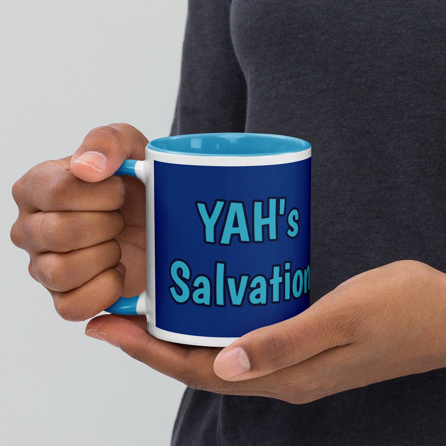 Relief -YAH's Salvation- Mug with Color Inside