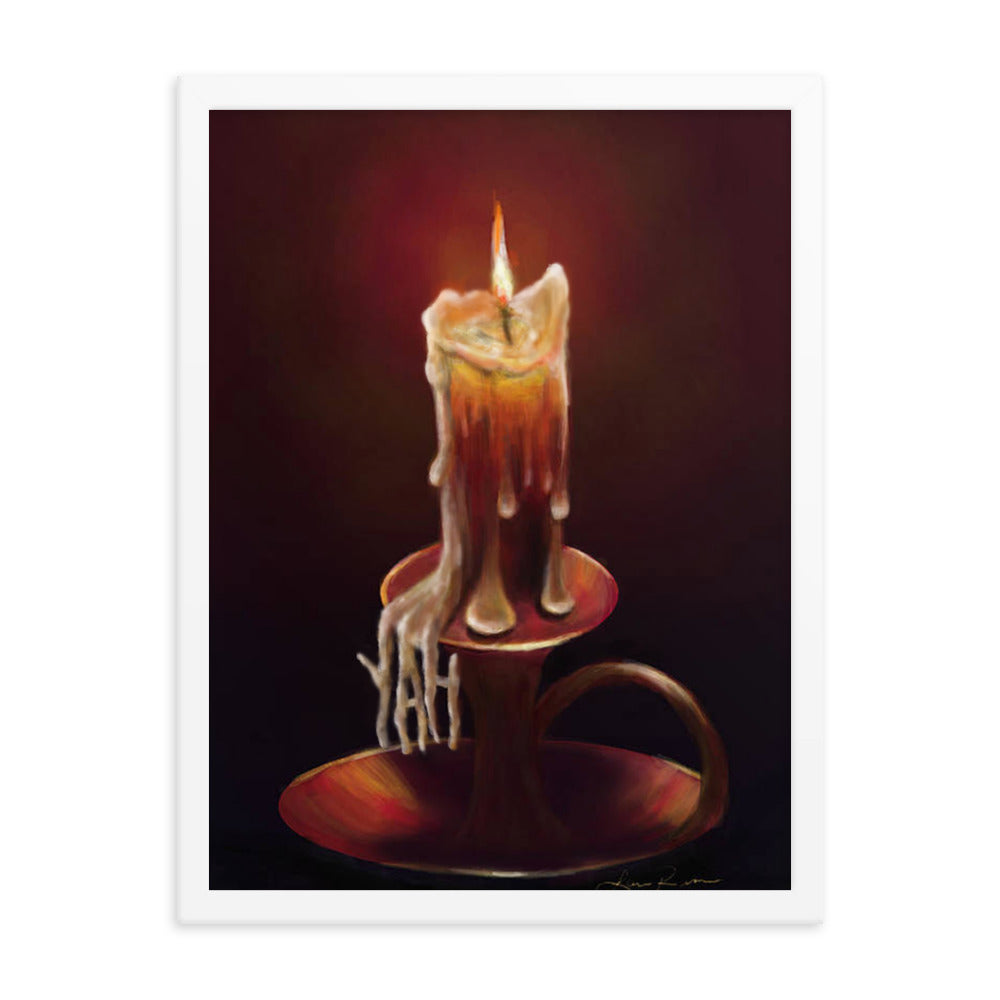 The Source Of Light Framed poster -Size 18x24