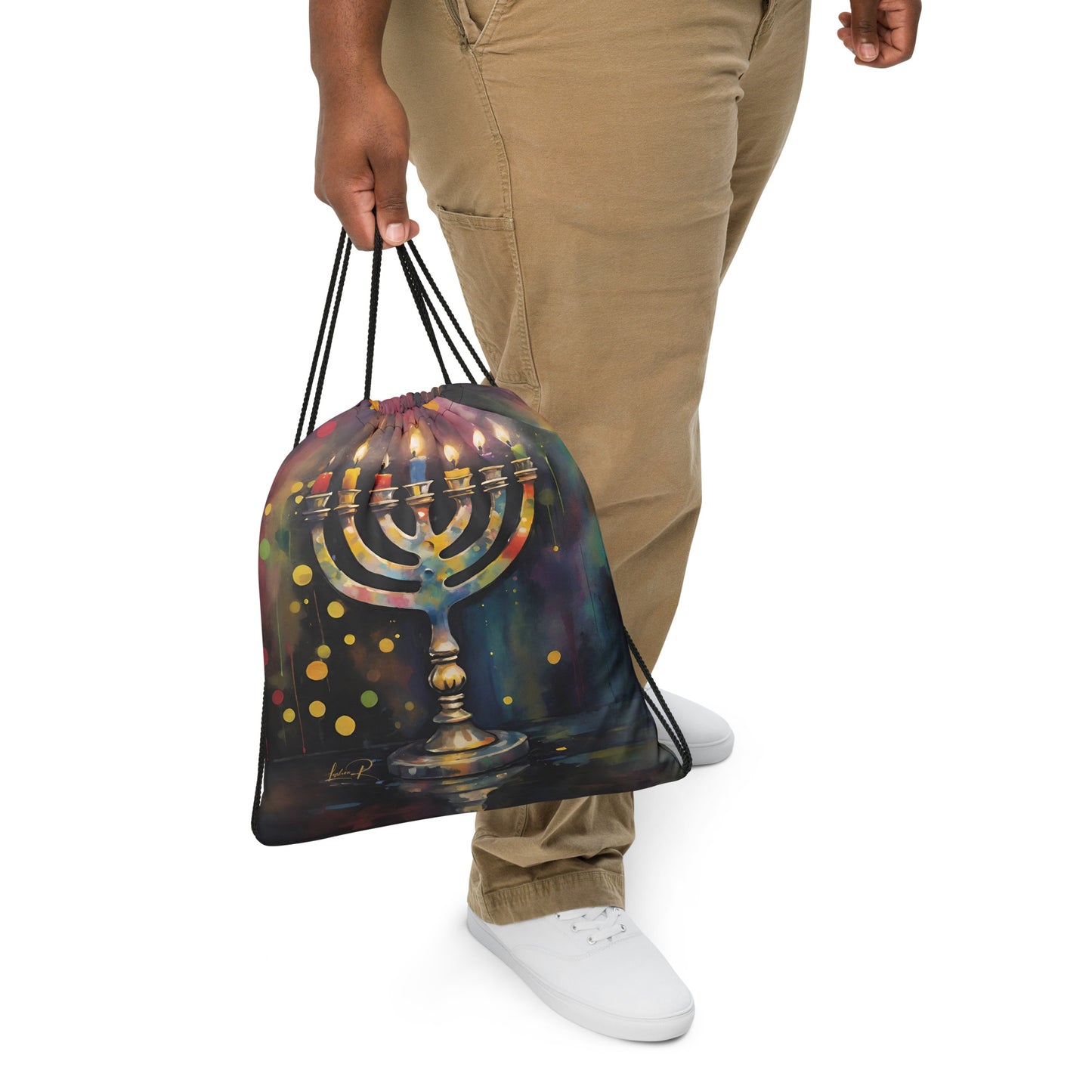 Menorah-Drawstring bag