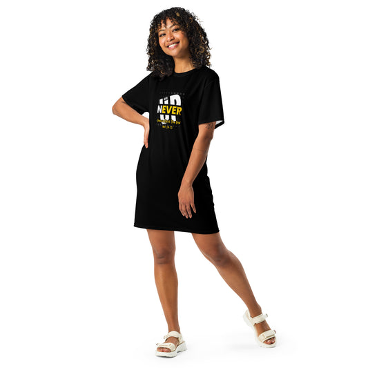 Never Give Up- Endure Until The End Mat. 24: 13 T-shirt dress