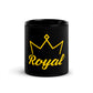 Royal Black Glossy Mug