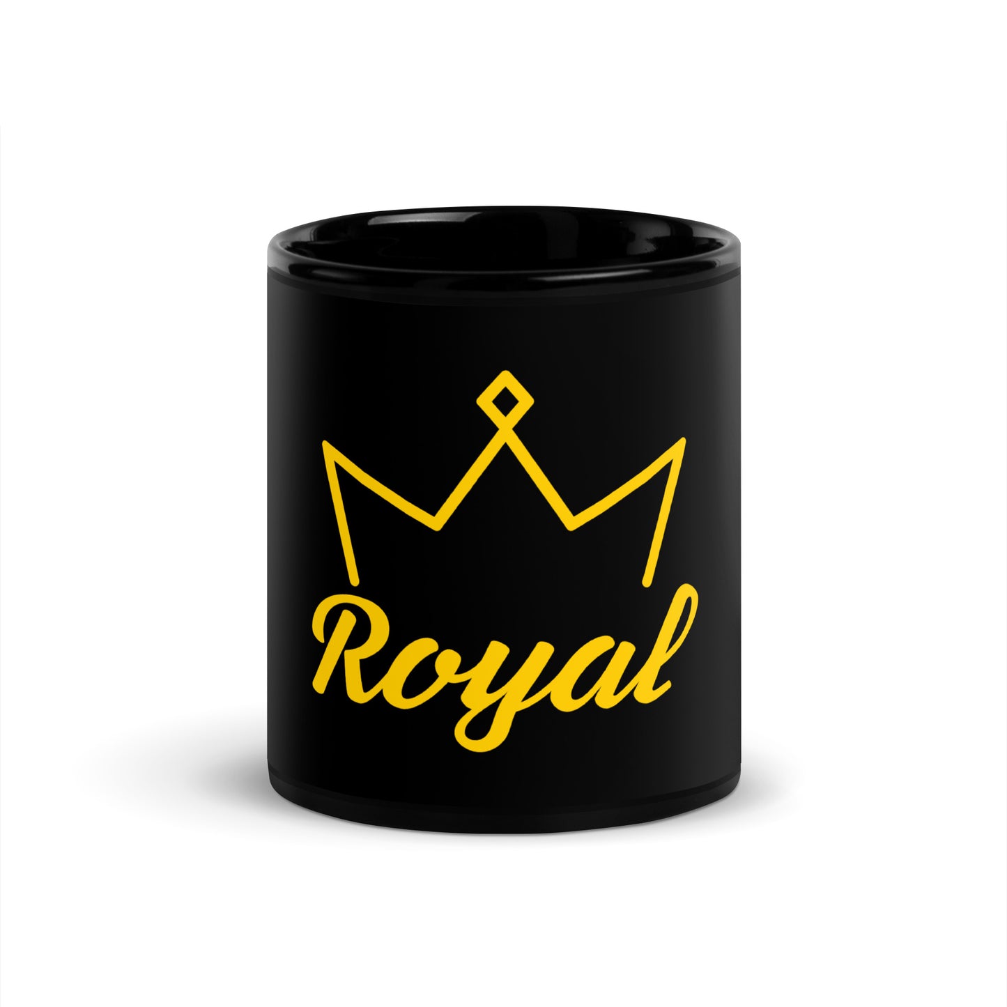 Royal Black Glossy Mug