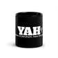 YAH, Elohim Of Abraham, Isaac And Jacob - Black Glossy Mug