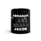 Abraham, Isaac And Jacob - Black Glossy Mug