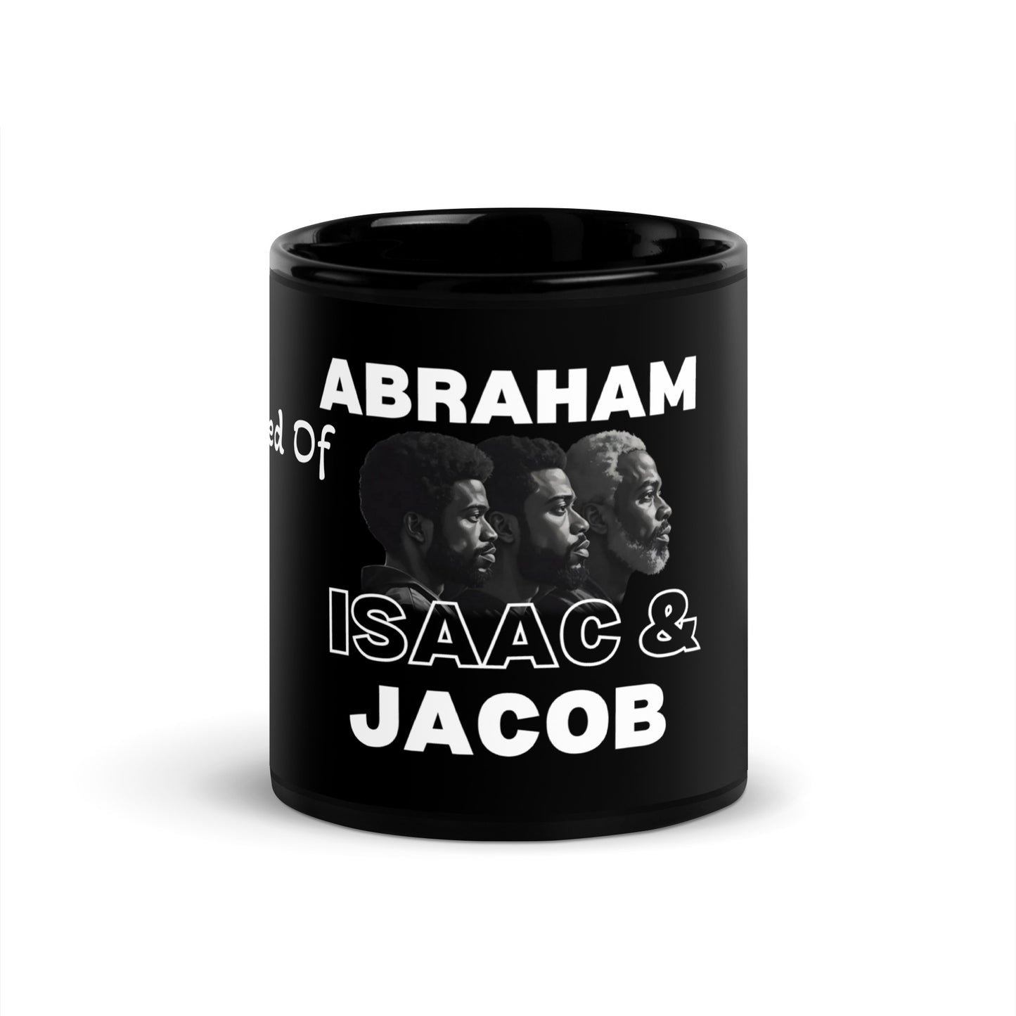 Abraham, Isaac And Jacob - Black Glossy Mug