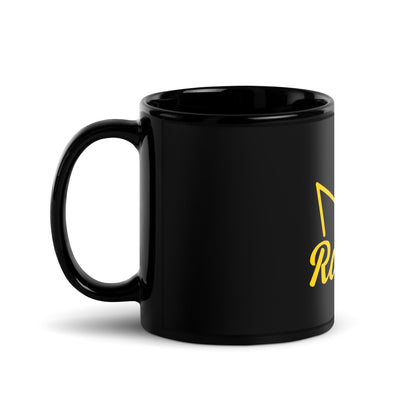 Royal Black Glossy Mug