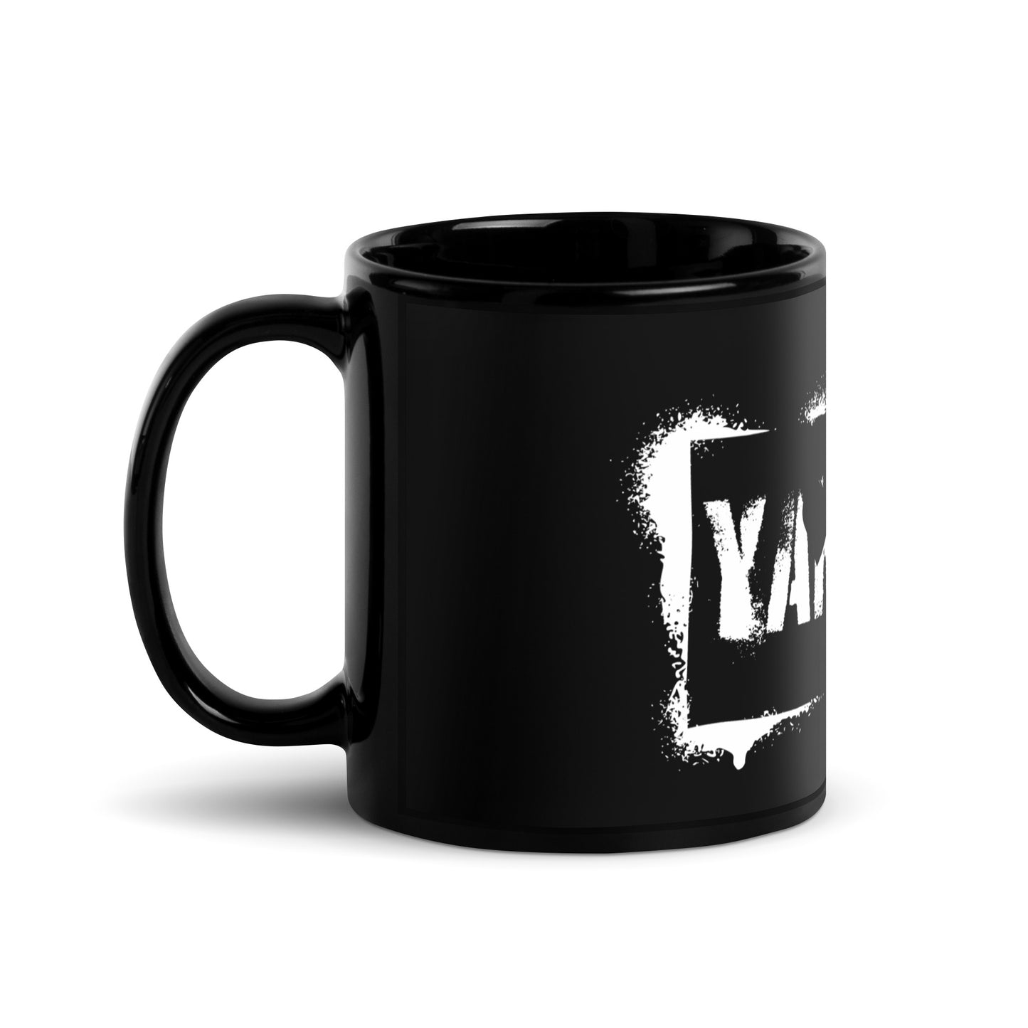 YAHUSHA - Black Glossy Mug