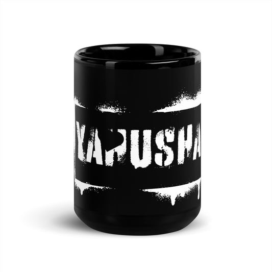 YAHUSHA - Black Glossy Mug