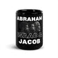 Abraham, Isaac And Jacob - Black Glossy Mug