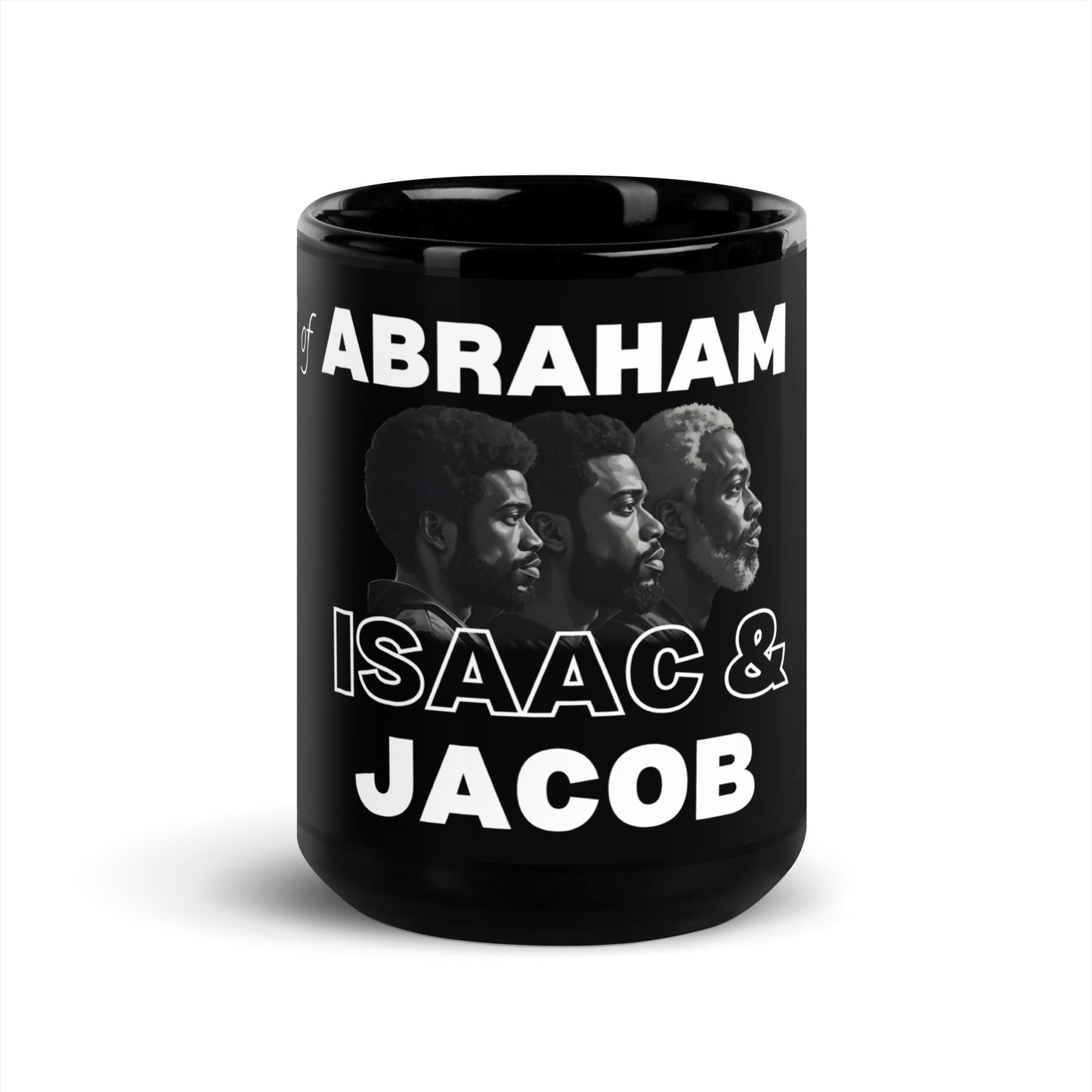 Abraham, Isaac And Jacob - Black Glossy Mug