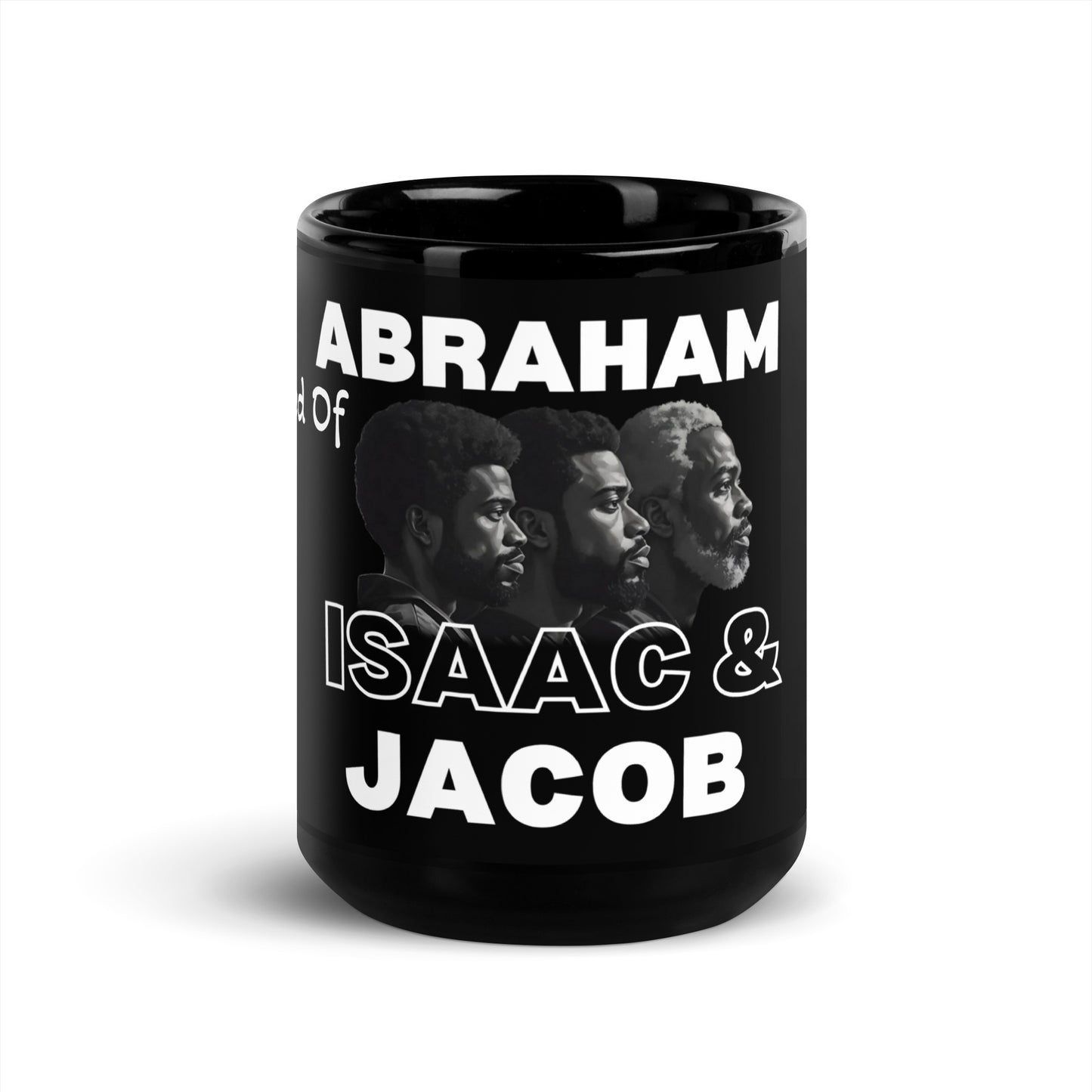 Abraham, Isaac And Jacob - Black Glossy Mug