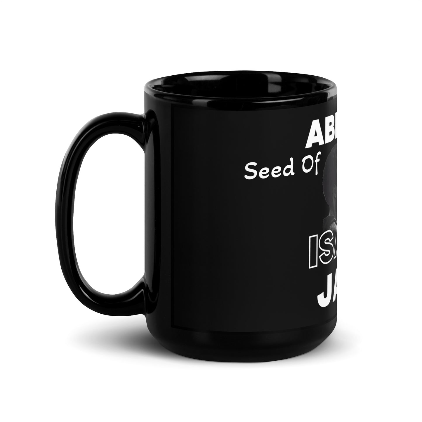 Abraham, Isaac And Jacob - Black Glossy Mug