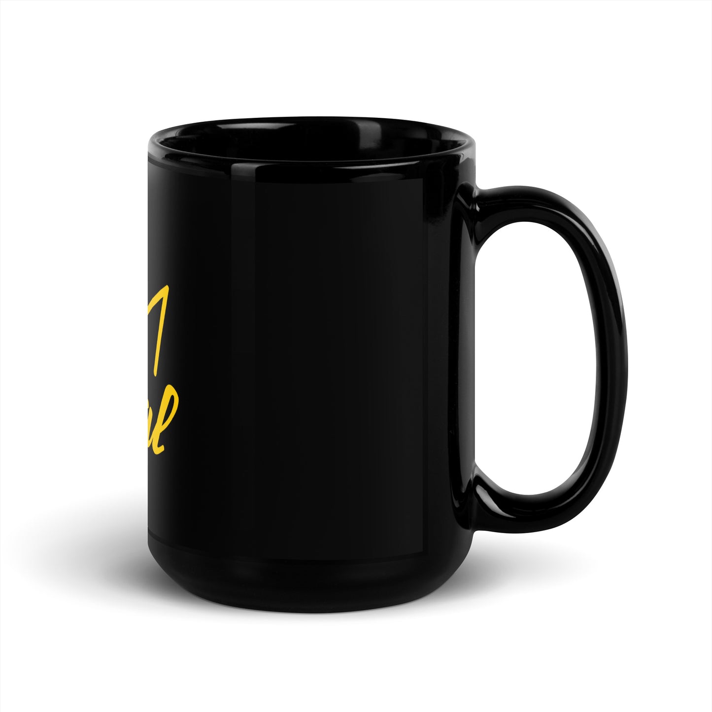 Royal Black Glossy Mug