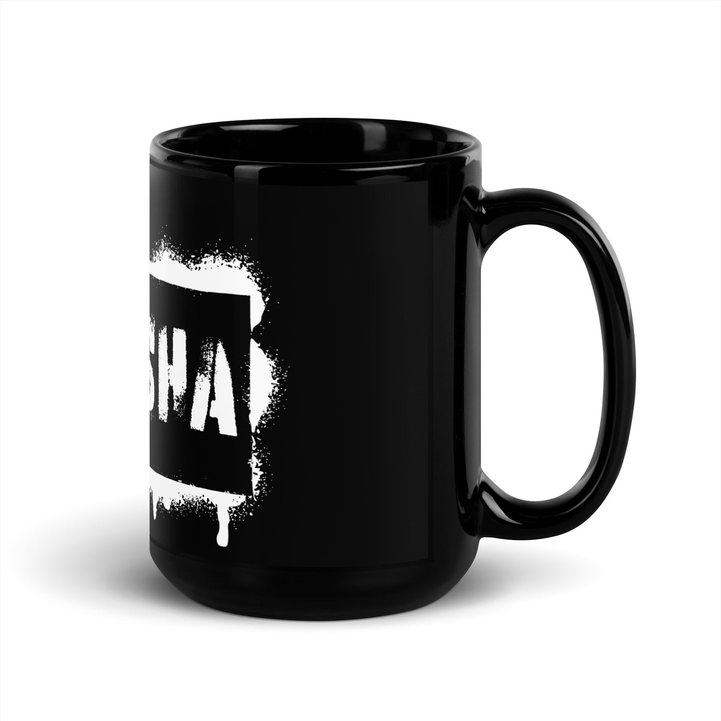 YAHUSHA - Black Glossy Mug