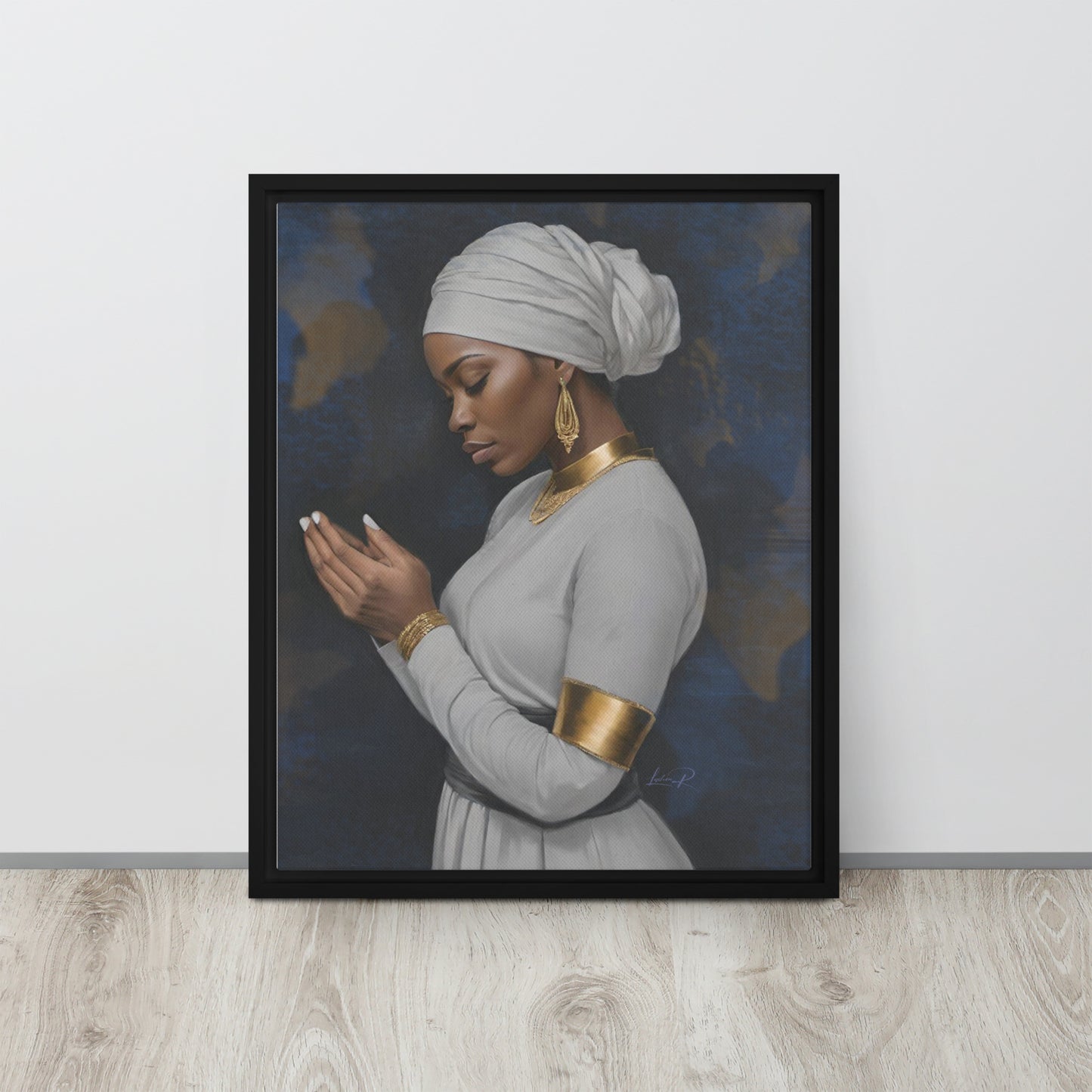 Seeking His Grace - Framed canvas