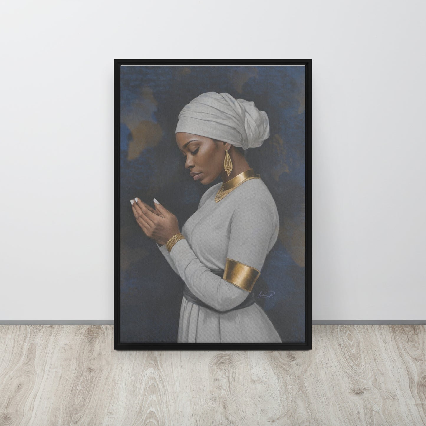 Seeking His Grace - Framed canvas