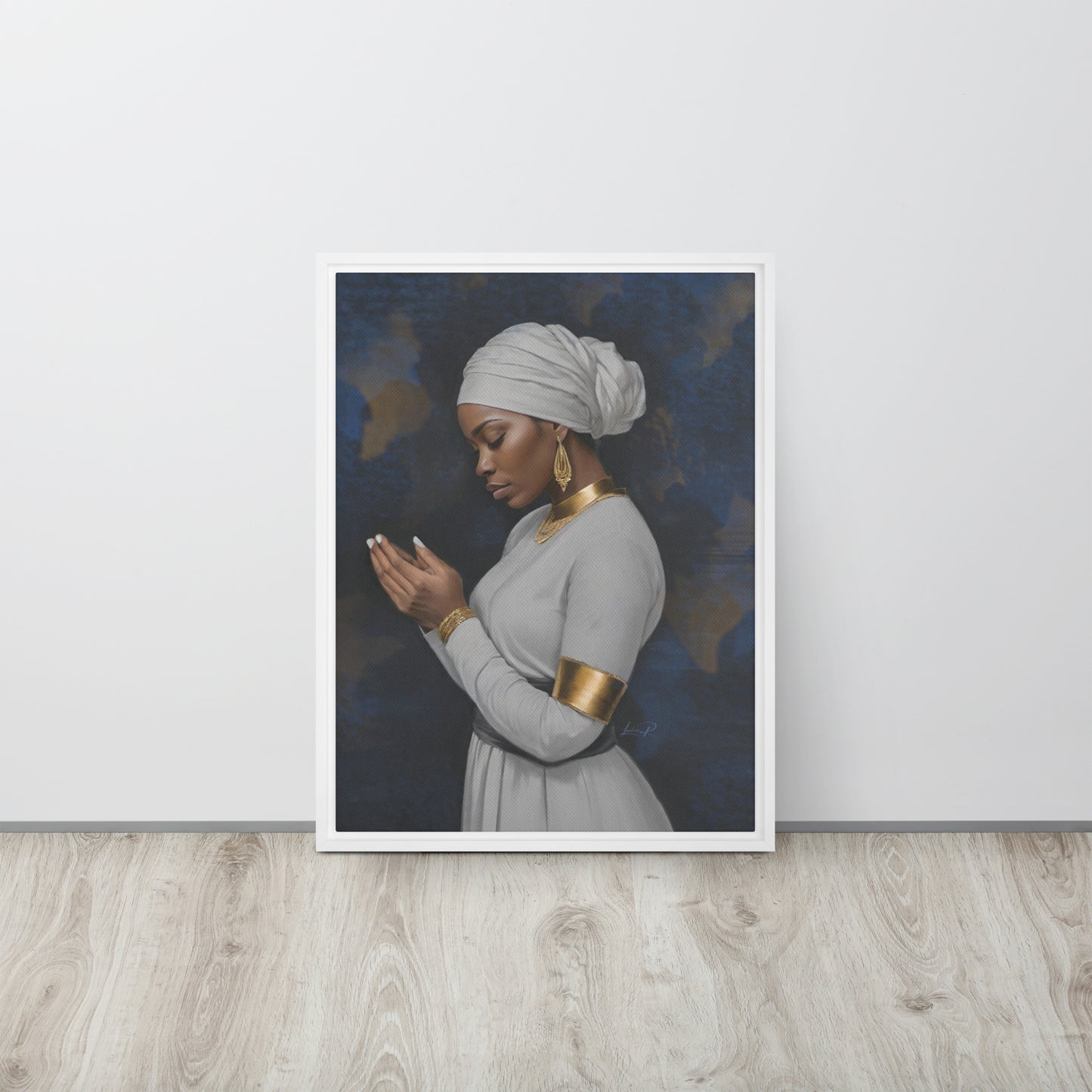 Seeking His Grace - Framed canvas