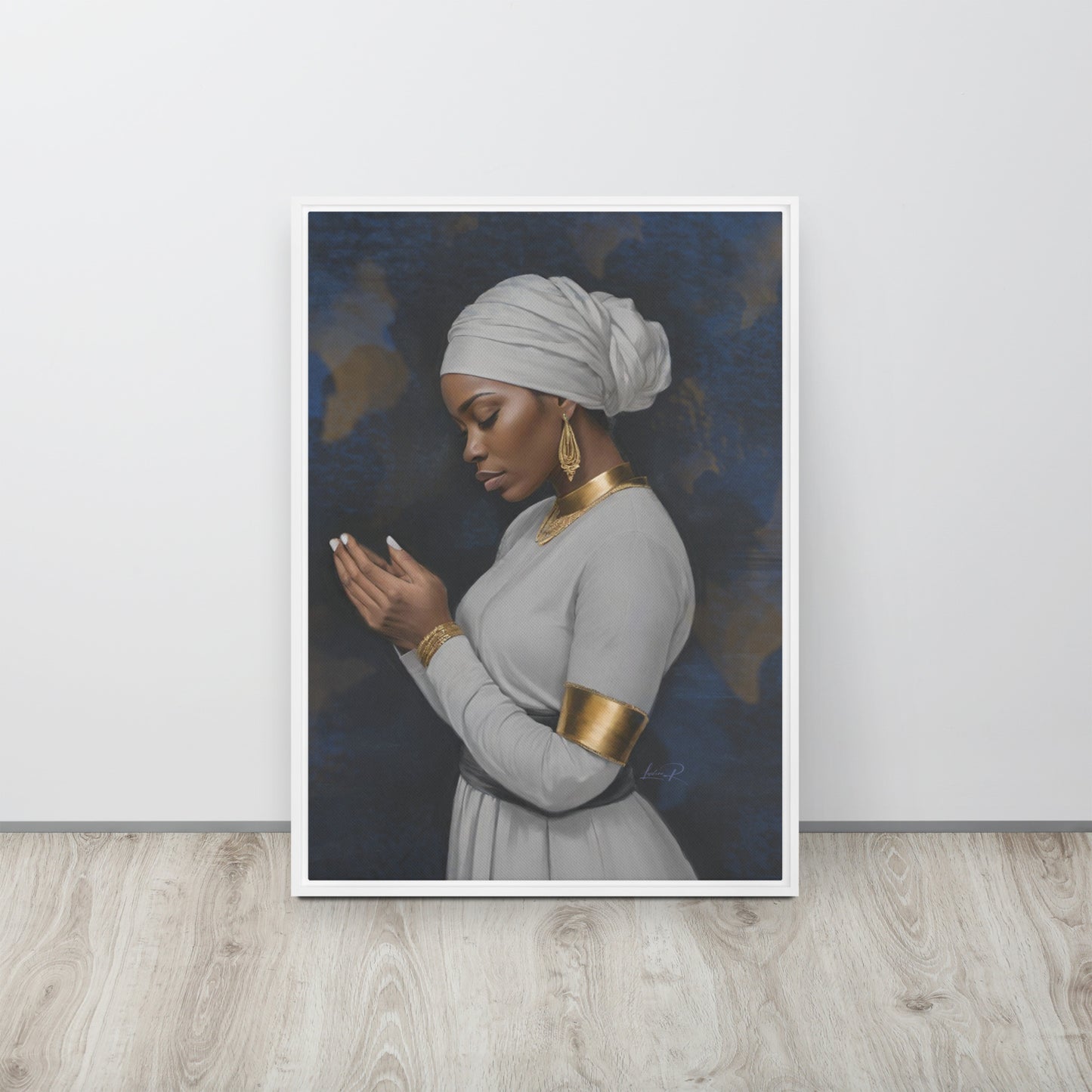 Seeking His Grace - Framed canvas