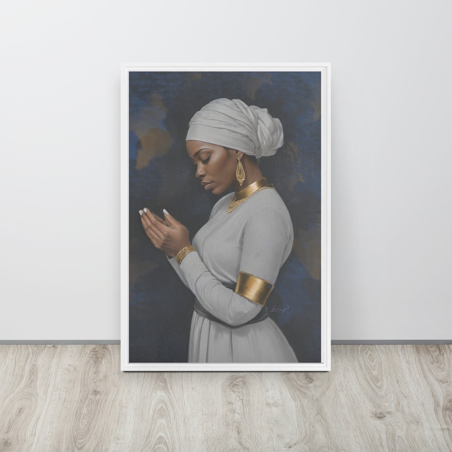 Seeking His Grace - Framed canvas