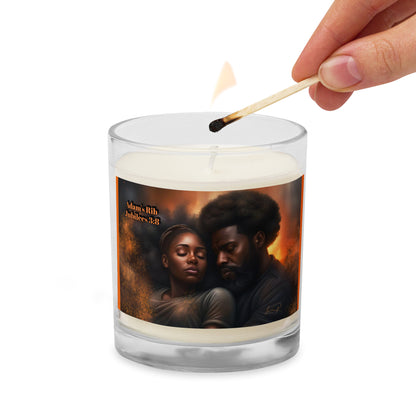 The Mystery Of Adam's Rib- Glass jar soy wax candle