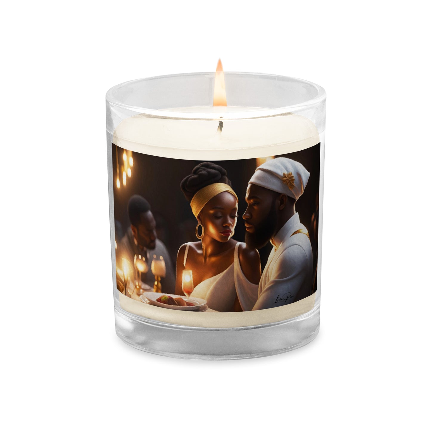 A Seal Upon My Heart - Glass jar soy wax candle