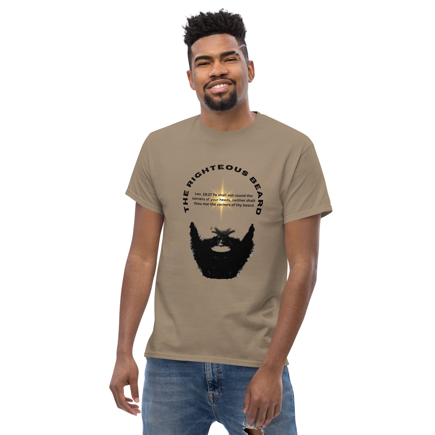 The Righteous Beard Lev. 19:27 Men's classic tee