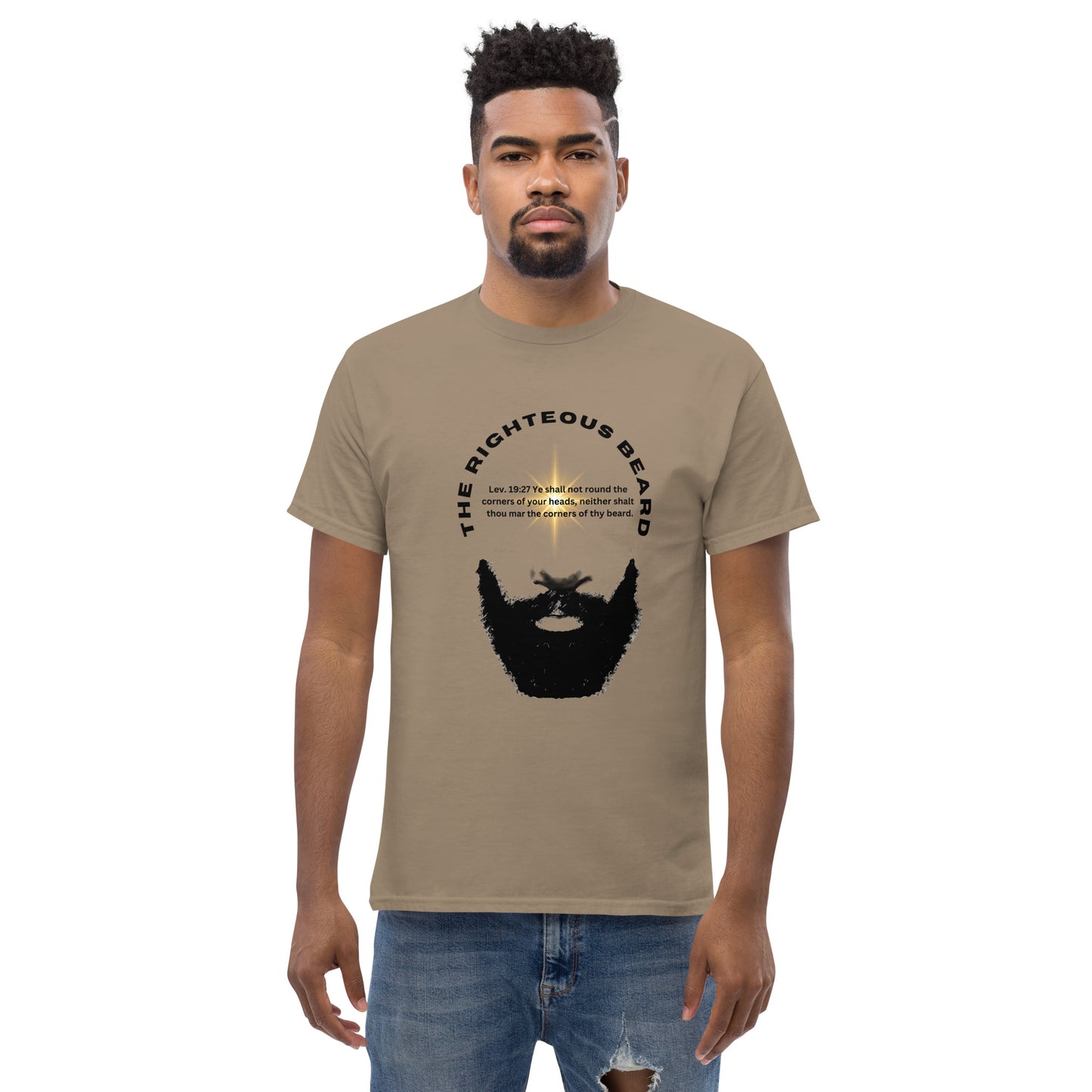 The Righteous Beard Lev. 19:27 Men's classic tee