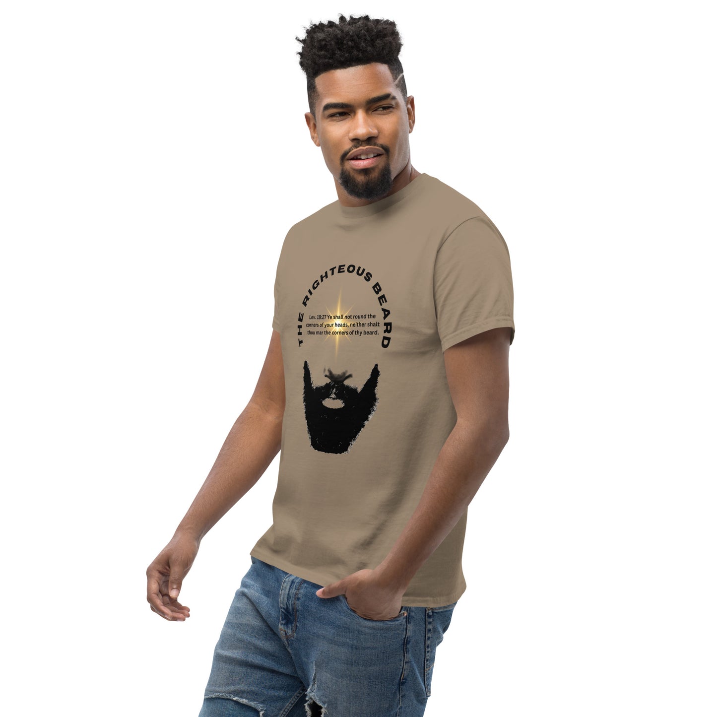 The Righteous Beard Lev. 19:27 Men's classic tee