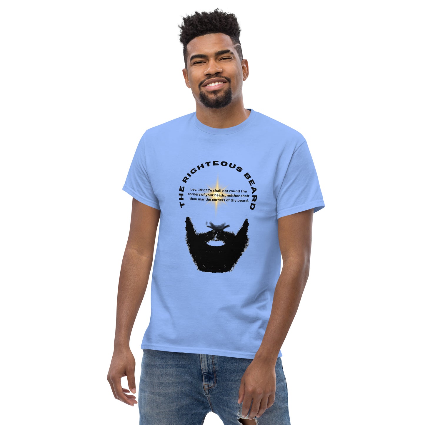 The Righteous Beard Lev. 19:27 Men's classic tee