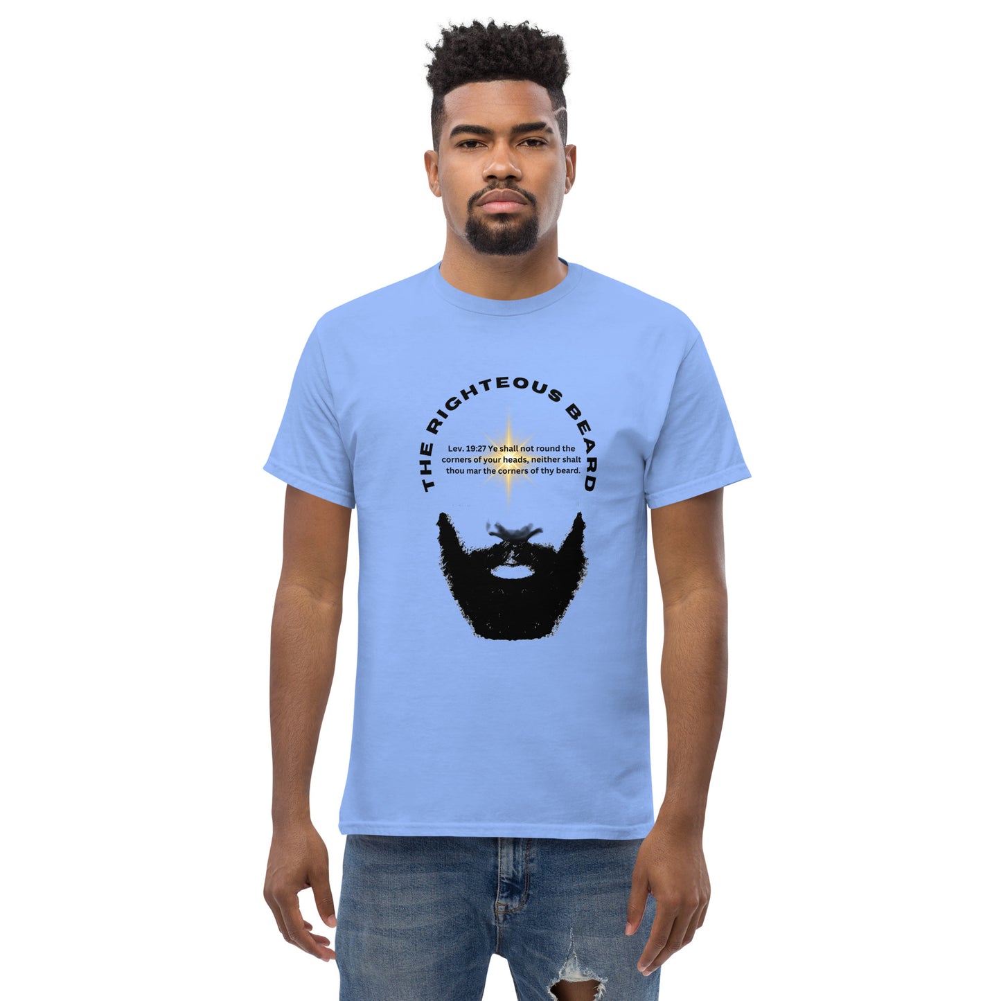 The Righteous Beard Lev. 19:27 Men's classic tee