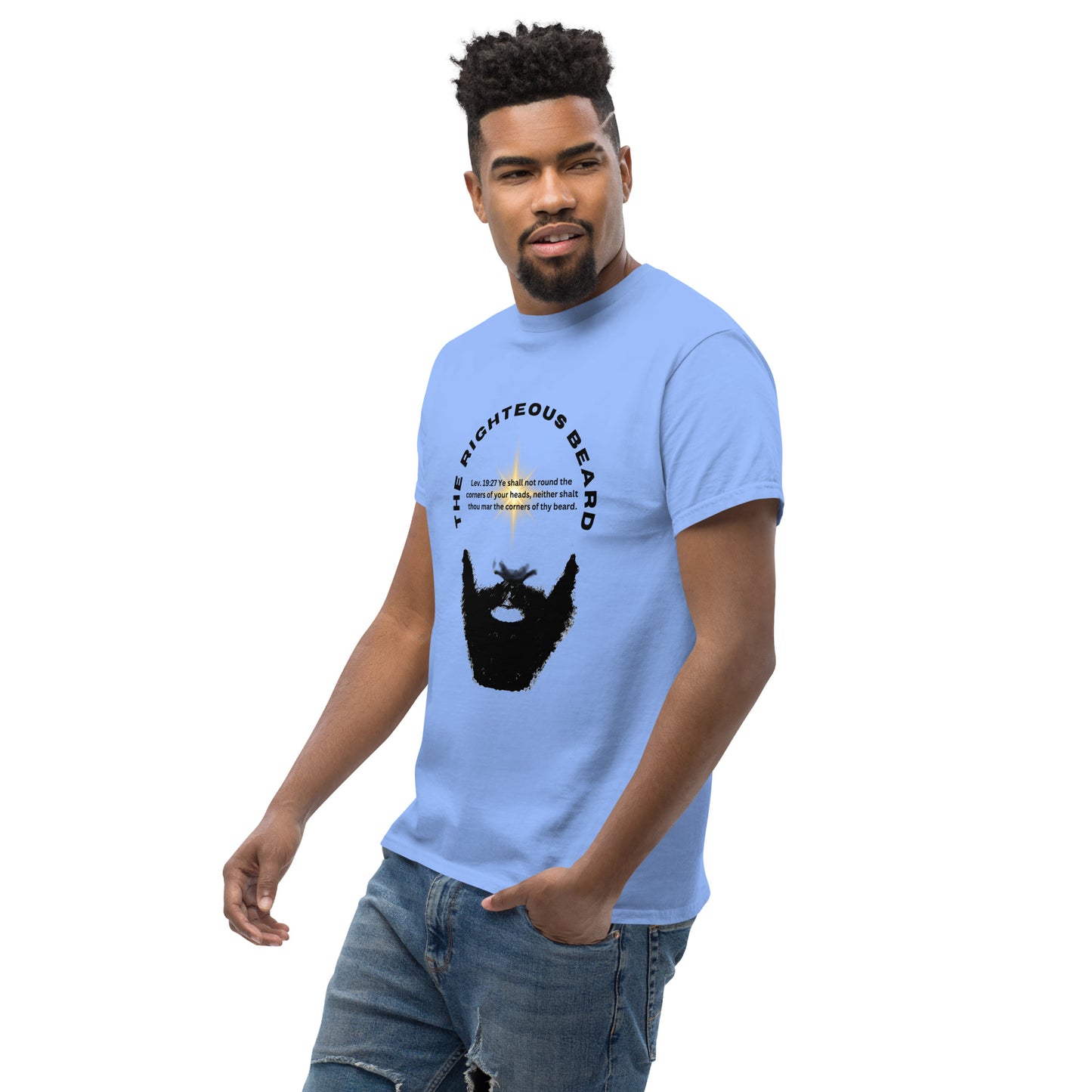 The Righteous Beard Lev. 19:27 Men's classic tee