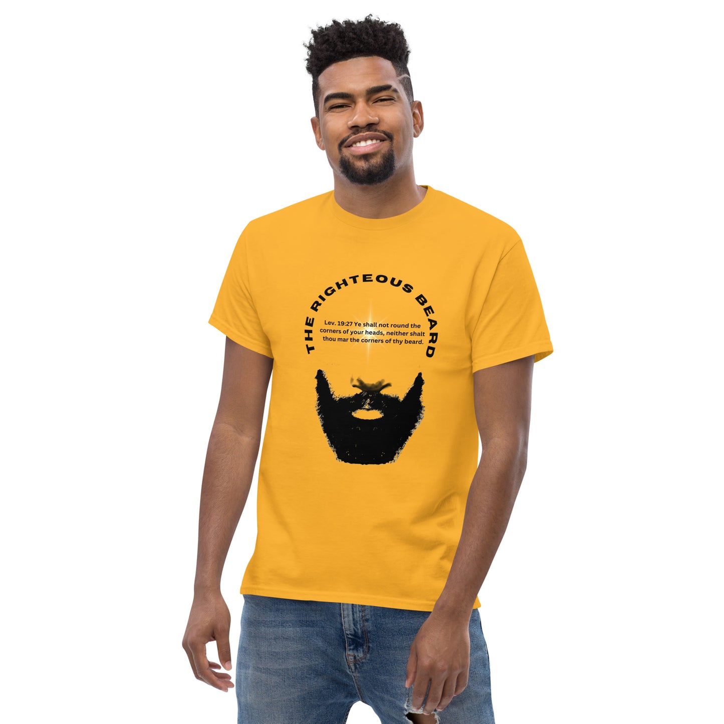 The Righteous Beard Lev. 19:27 Men's classic tee