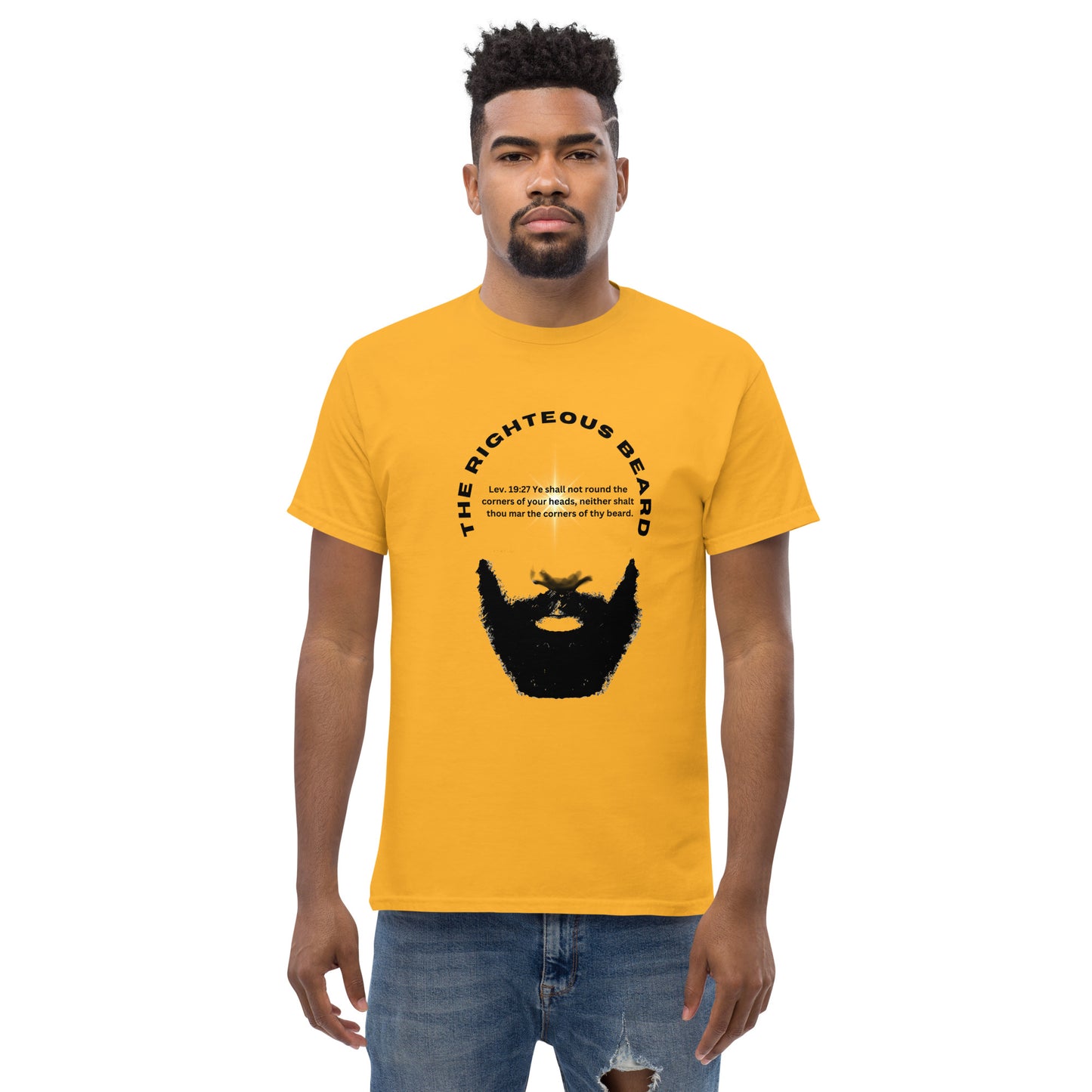 The Righteous Beard Lev. 19:27 Men's classic tee