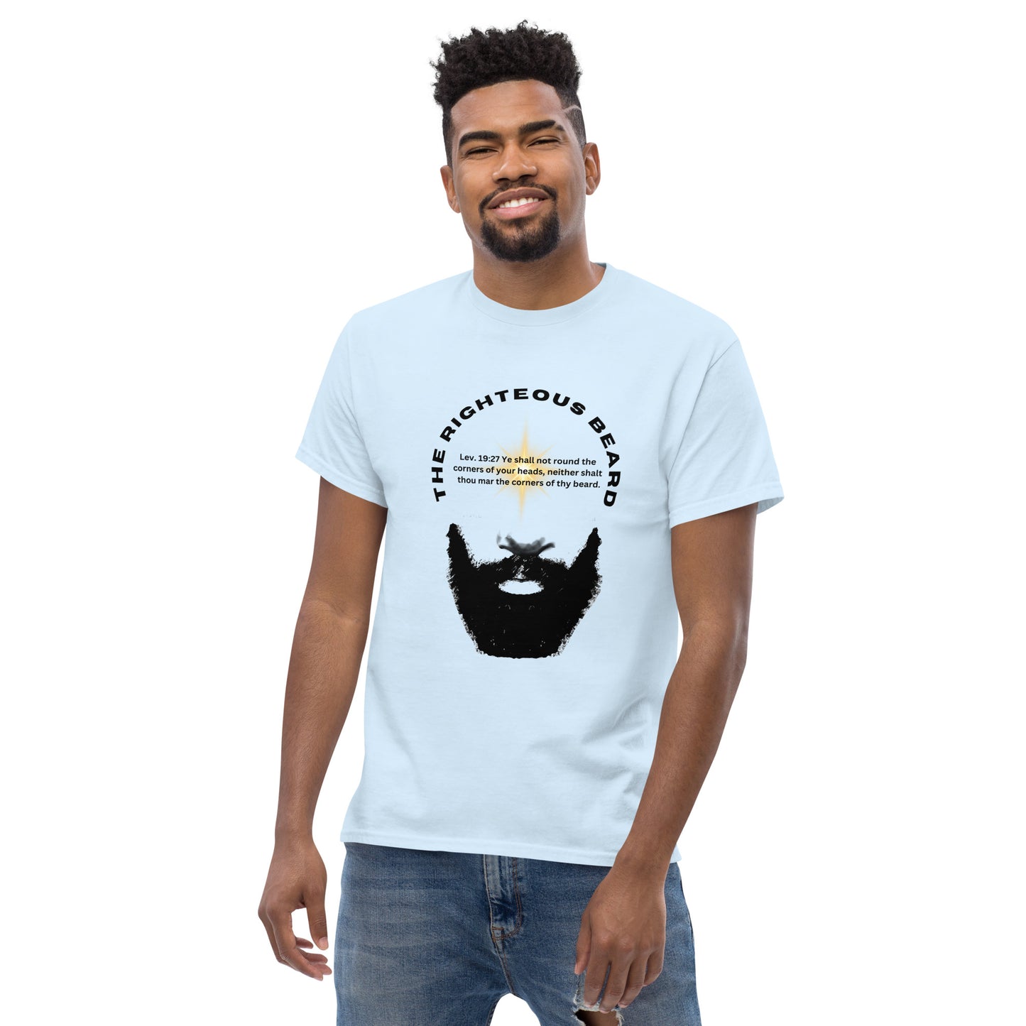 The Righteous Beard Lev. 19:27 Men's classic tee