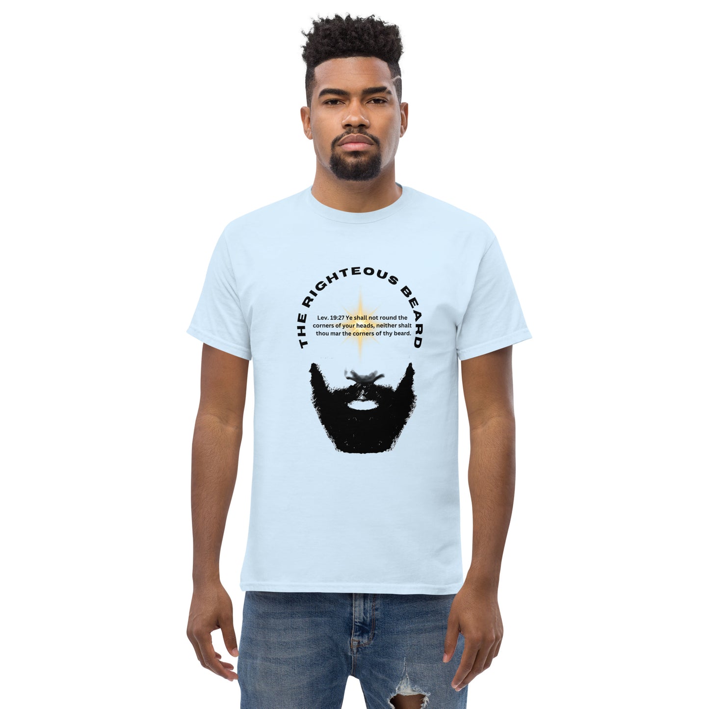 The Righteous Beard Lev. 19:27 Men's classic tee