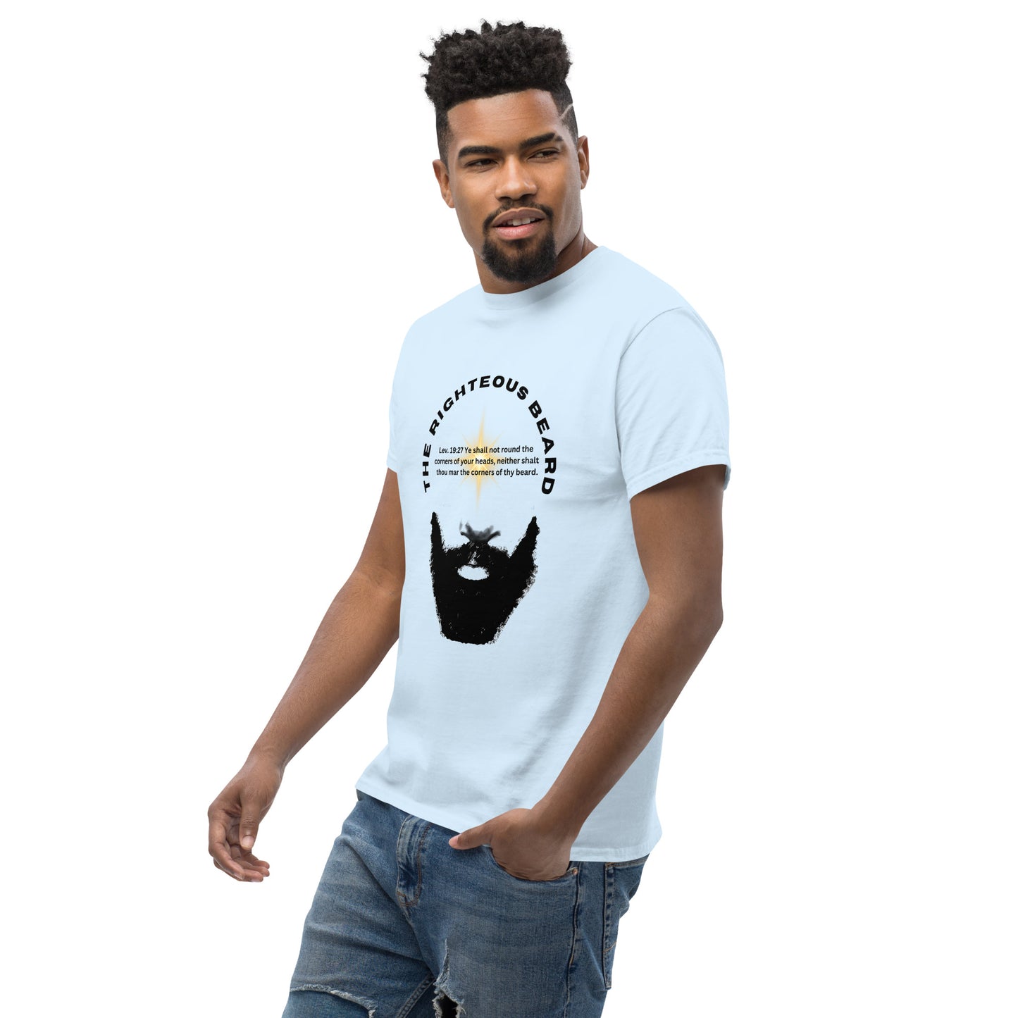 The Righteous Beard Lev. 19:27 Men's classic tee