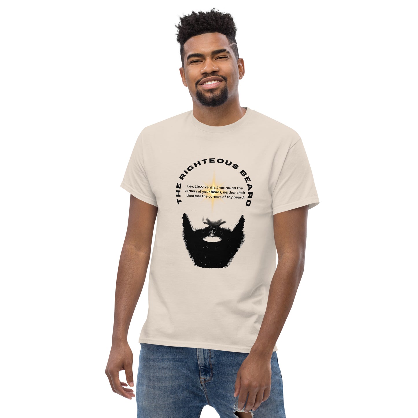 The Righteous Beard Lev. 19:27 Men's classic tee