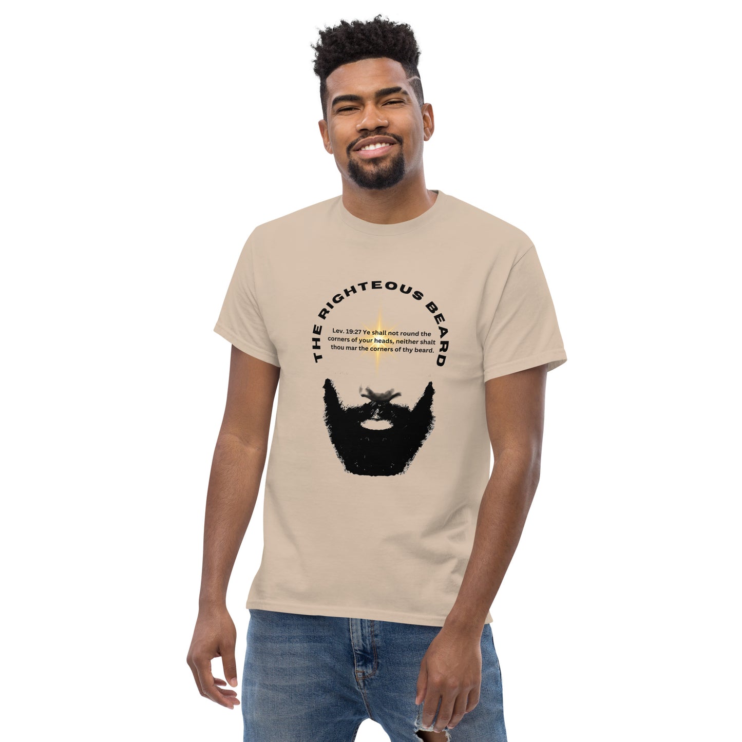 The Righteous Beard Lev. 19:27 Men's classic tee