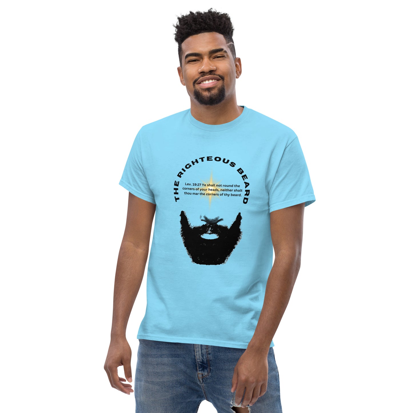 The Righteous Beard Lev. 19:27 Men's classic tee