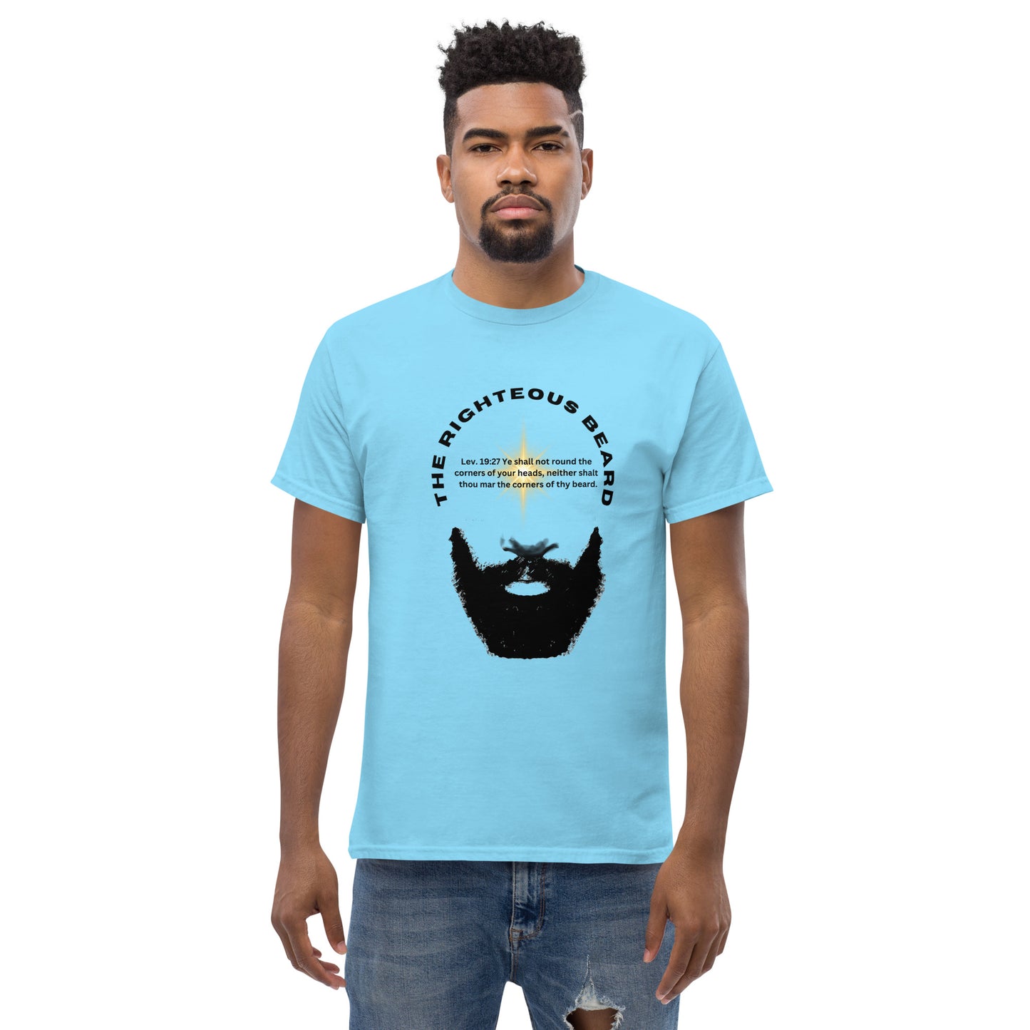 The Righteous Beard Lev. 19:27 Men's classic tee