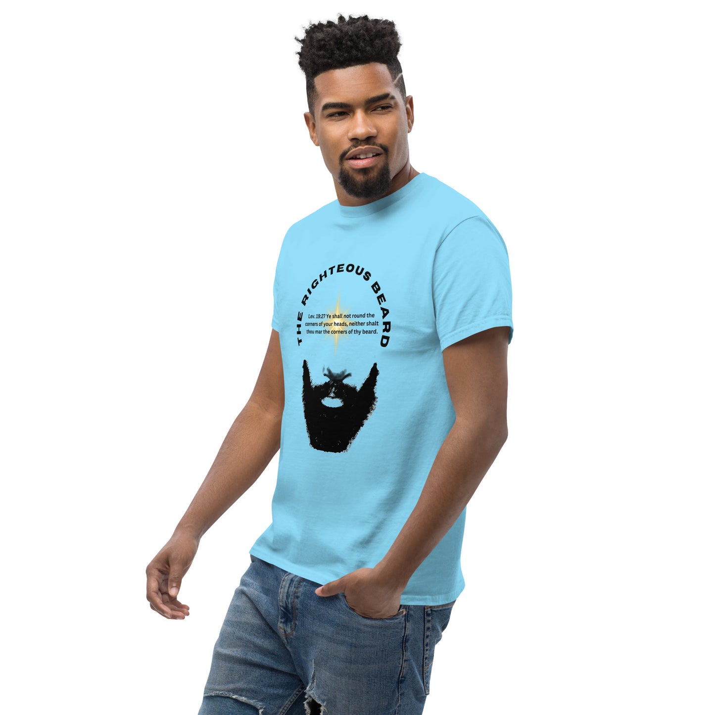 The Righteous Beard Lev. 19:27 Men's classic tee