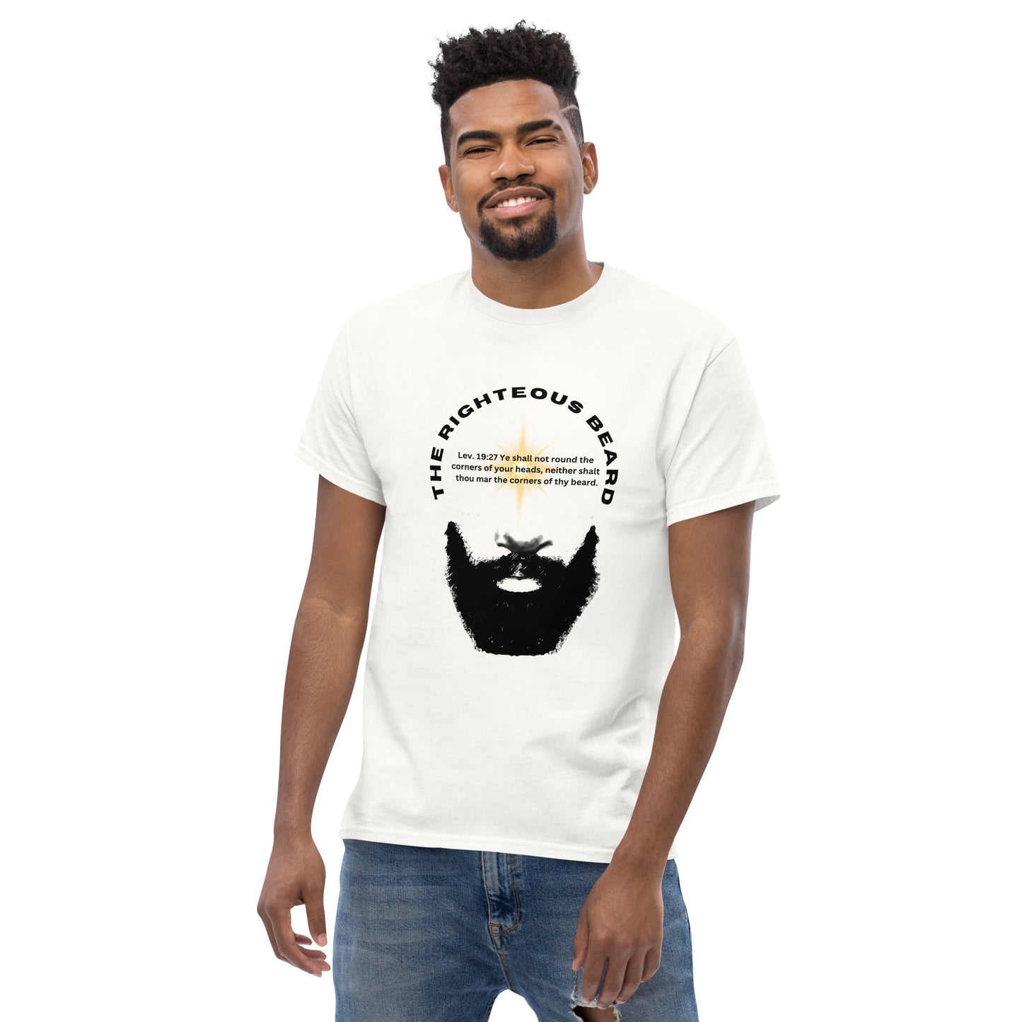 The Righteous Beard Lev. 19:27 Men's classic tee