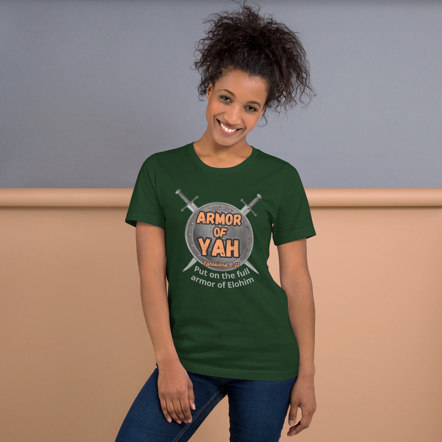 Put On The Full Armor Of YAH Women's t-shirt