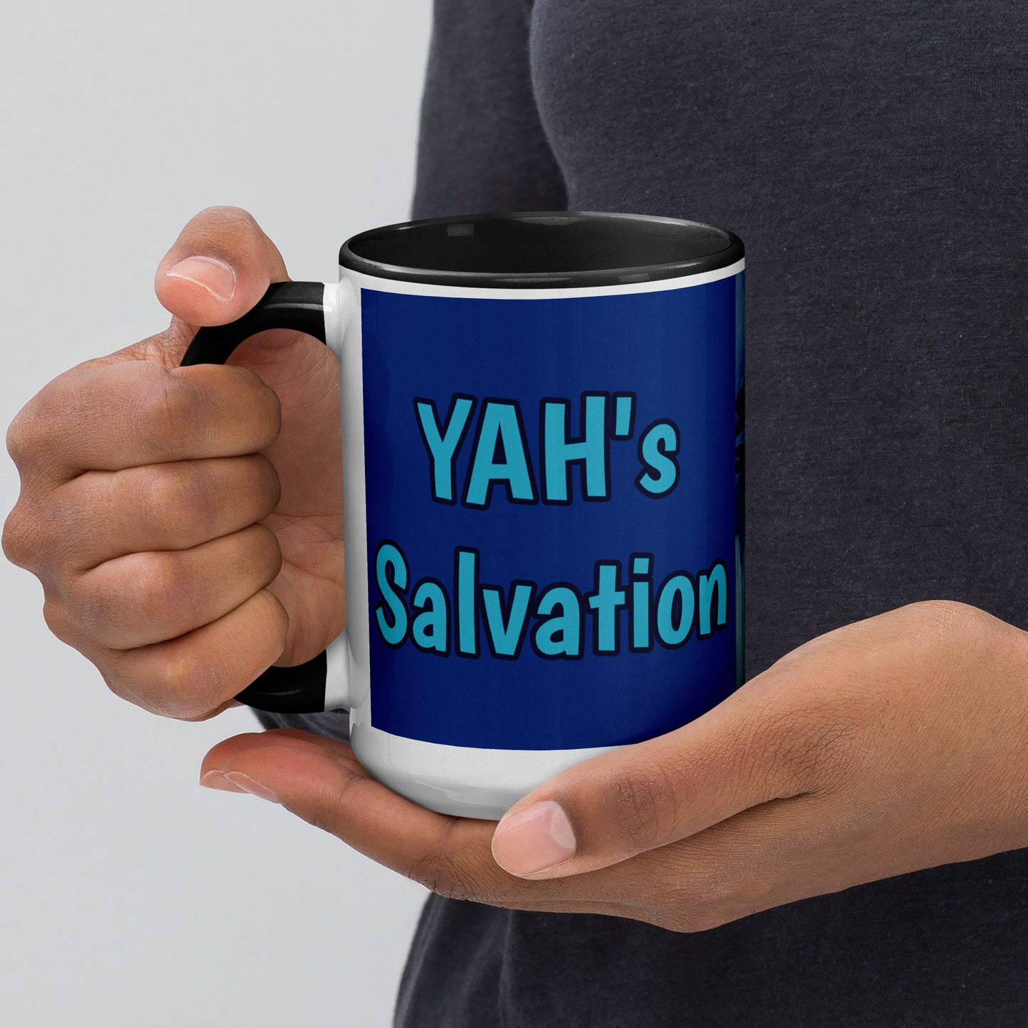 Relief -YAH's Salvation-  Mug with Color Inside