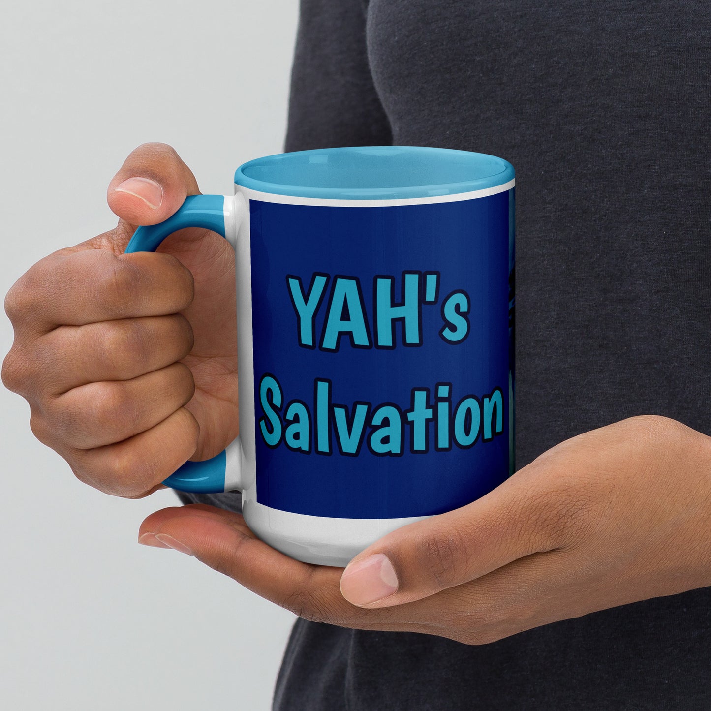 Relief -YAH's Salvation-  Mug with Color Inside