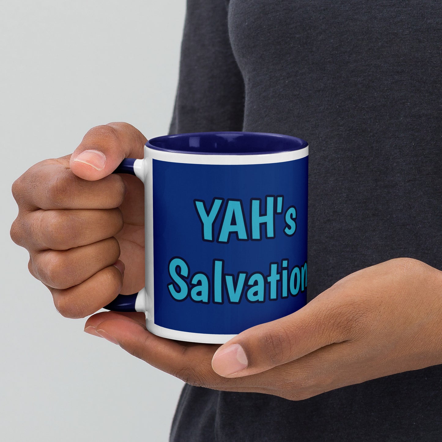 Relief -YAH's Salvation-  Mug with Color Inside