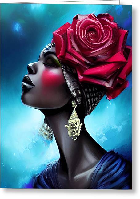 Daughter, Hear My Words - Art - Greeting Card