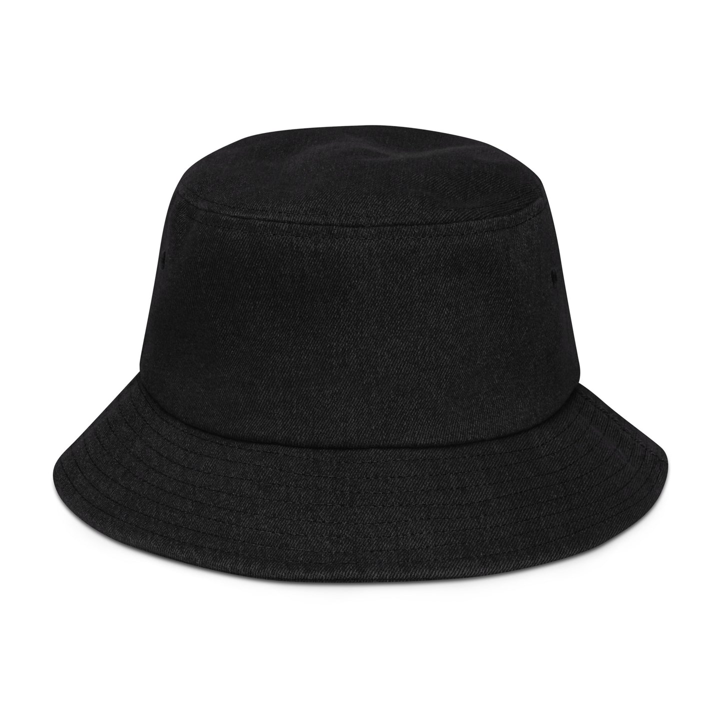 Shalom With Menorah - Denim bucket hat