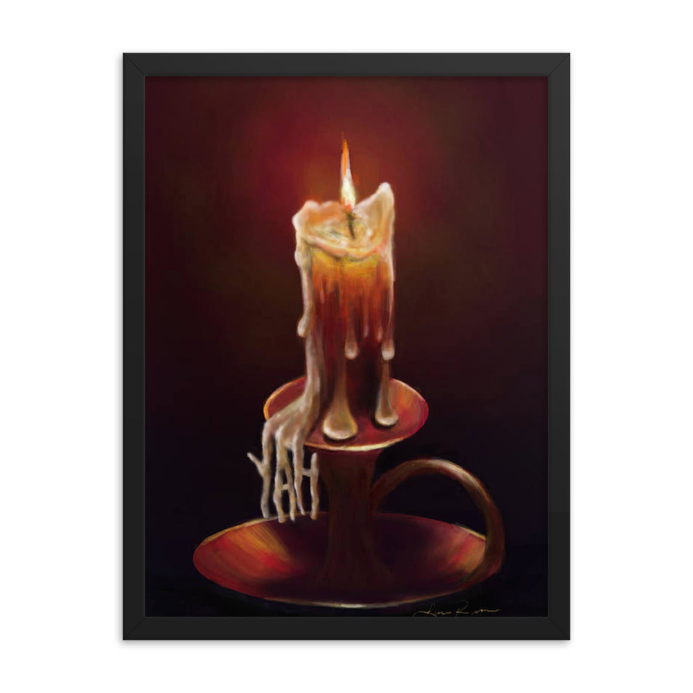 The Source Of Light Framed poster -Size 18x24